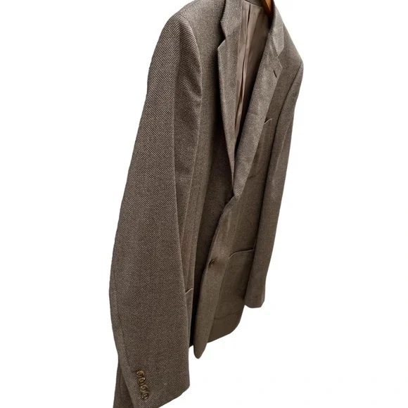 Matarazzi Uomo Venezia Brown Wool/Cashmere Blazer Size 52 - Picture 6 of 14